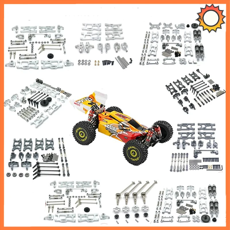 

Обновленные детали WLtoys 144001 144002 для радиоуправляемых автомобилей, металлическая модификация, вторая напольная пластина и центральный приводной вал, многоцветный