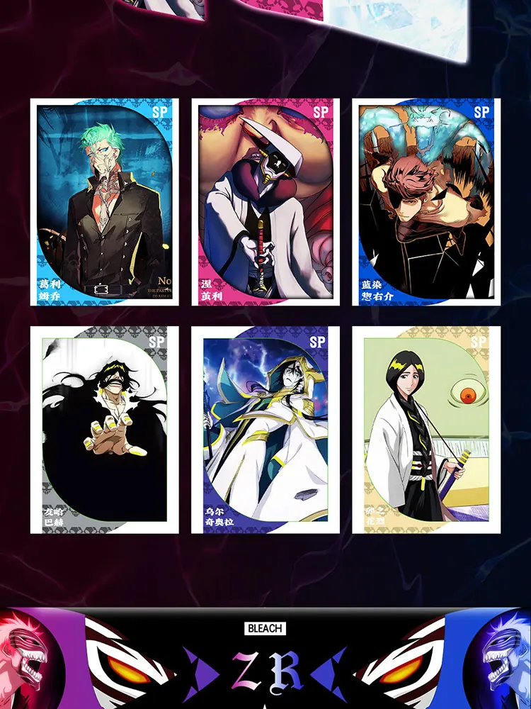 2024 Newest Leica Brothers Bleach Cards JJK Booster Box Gojo Satoru Nanami Sukuna Hobby Chrismas Gift