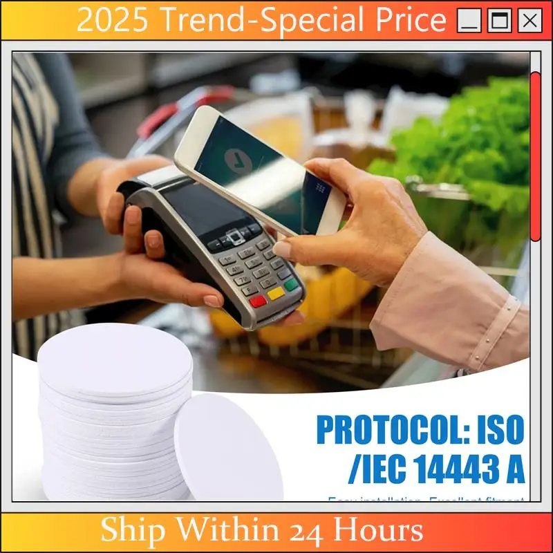 CHYY สําหรับ Ntag215 แท็ก NFC, เปล่า PVC เหรียญ NFC การ์ดใช้งานร่วมกับโทรศัพท์มือถือและอุปกรณ์ที่ใช้ NFC ทั้งหมด-(30 ชิ้น)