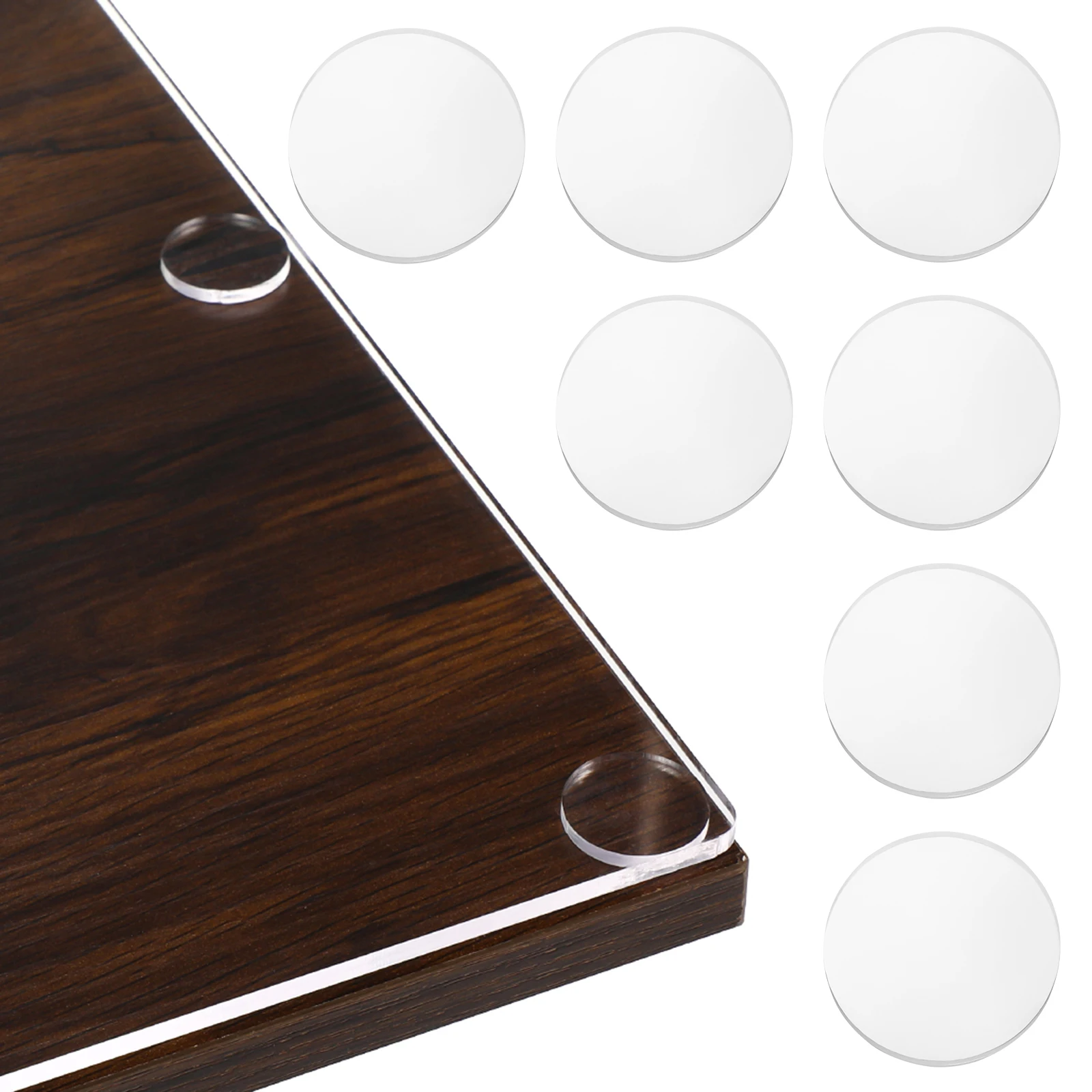 

10Pcs Suction Cup Spacers Glass Cover Damper Easy Stick Removal Home Decor Festival Lights Glass Cover Damper Anti Spacer