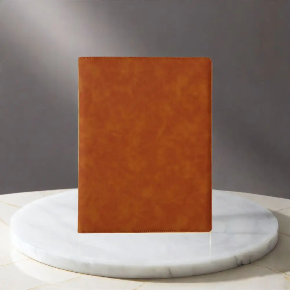 A4 Leather Clip Board Conference Folder Multifunctional File Storage Business Stationery Folder Vintage Data Book