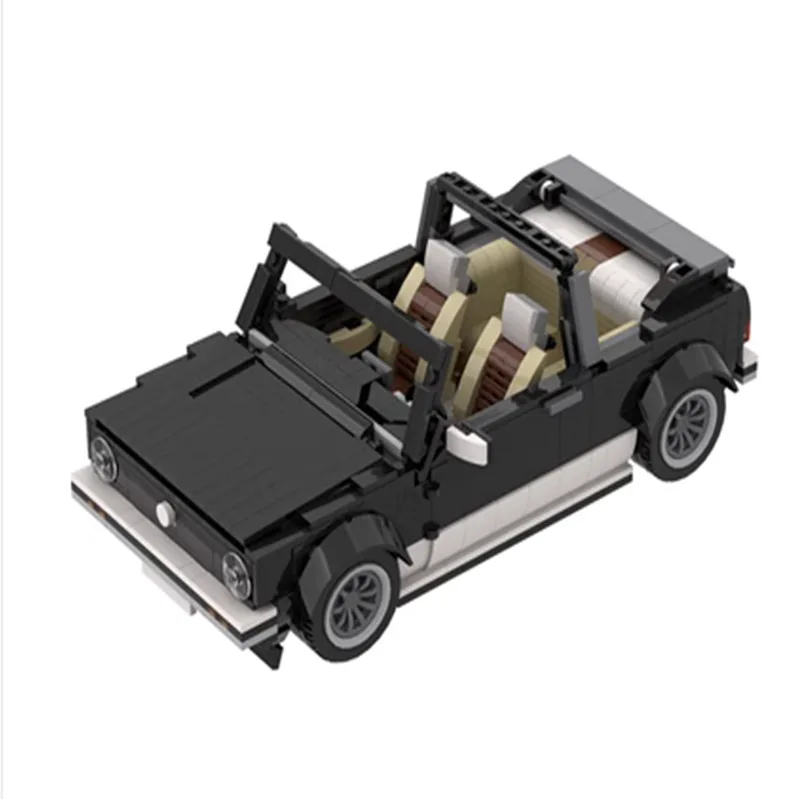 

Technical MK1 Cabriolet Speed Champions Black Convertible Cars Building Blocks Bricks Set Kids Toys Gifts For Boys & Girls