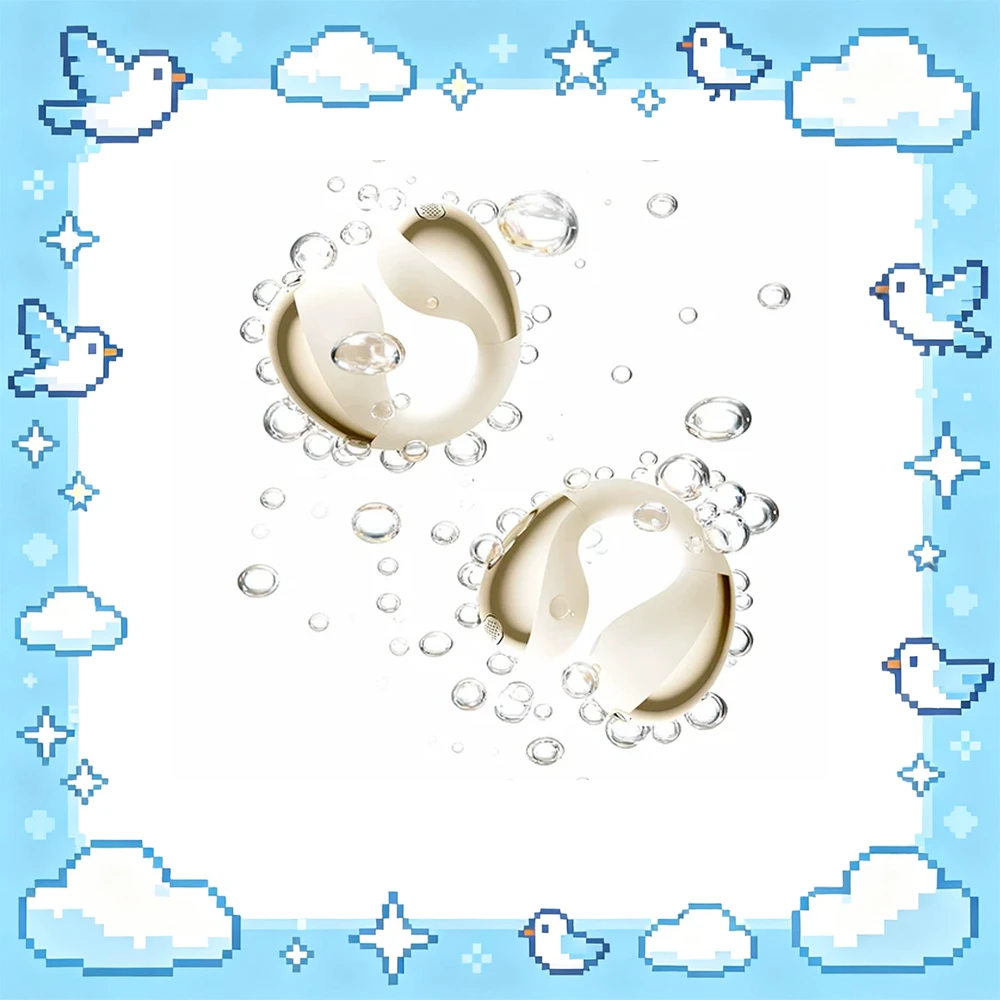 Linklike Star Air2.0 Wireless Earbuds Bluetooth 6.0 Open Ear Clip On Headphones LDAC AI Noise Reduction Calls 40H for Sports
