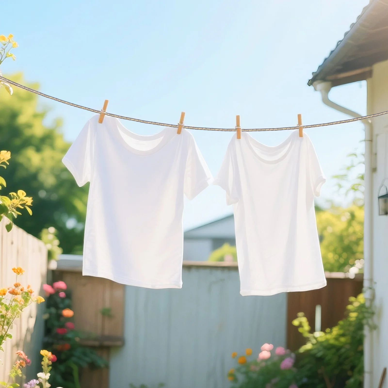 

Heavy Duty Washing Line Outdoor Anti-Skid Clothesline Windproof Portable Rope for Home Camping Travel Heavy Duty Washing Line