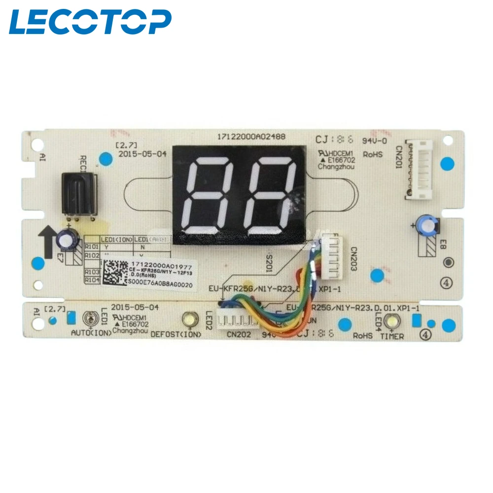 New CE-KFR26G/N1Y-12F13 17122000A01977 EU-KFR25G/N1Y-R23 17122000A02488 Signal Receiving Display Board For Midea Air Conditioner