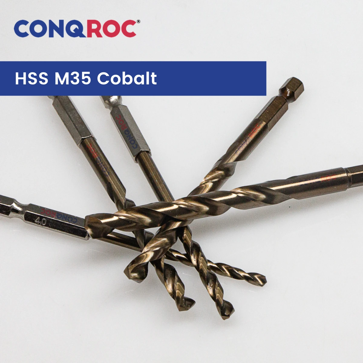 Twist Drill Bits Set HSS M35 Cobalt 1/4\