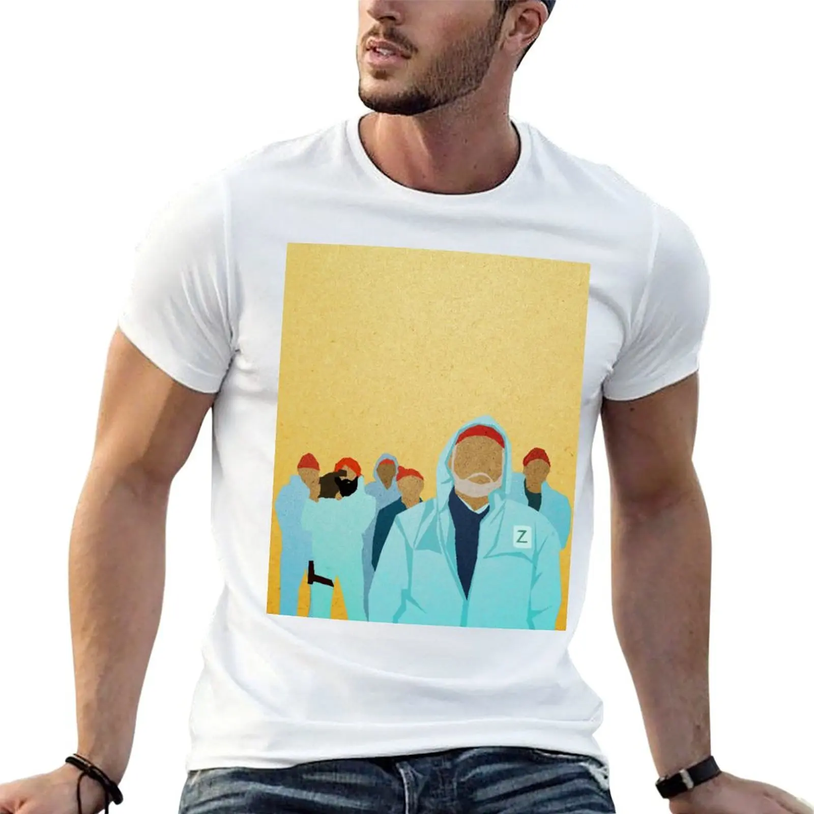 

Team Zissou. T-Shirt t shirts for man graphic funny t shirts for man cotton soft T-Shirt