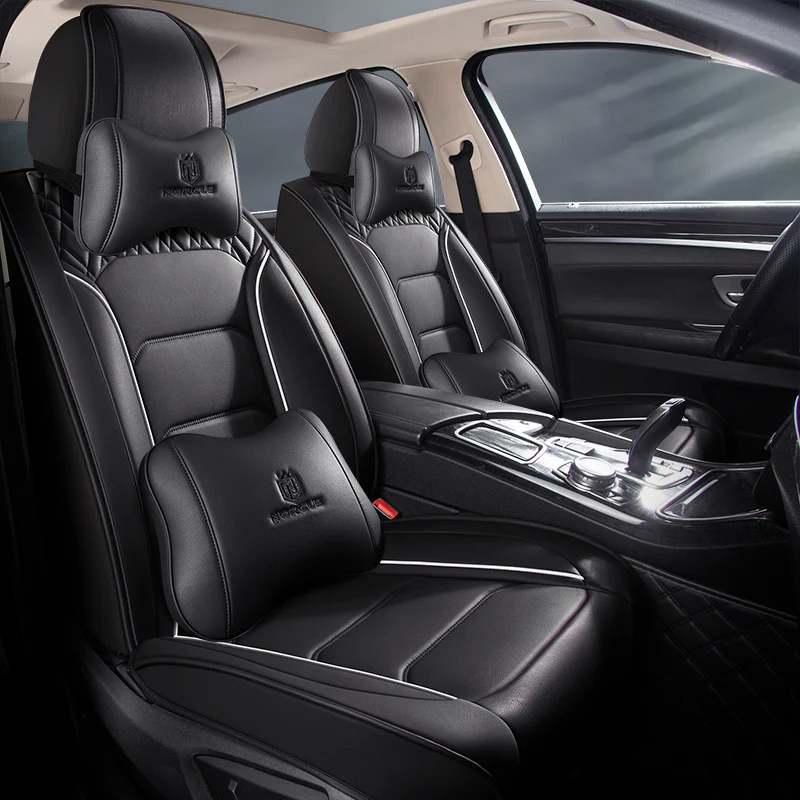 Car Seat Cover Set For Kia Sportage Stinger Stonic Spectra Niro Rio X Line Picanto Cerato 2 ceed Sorento Optima Soul Accessories