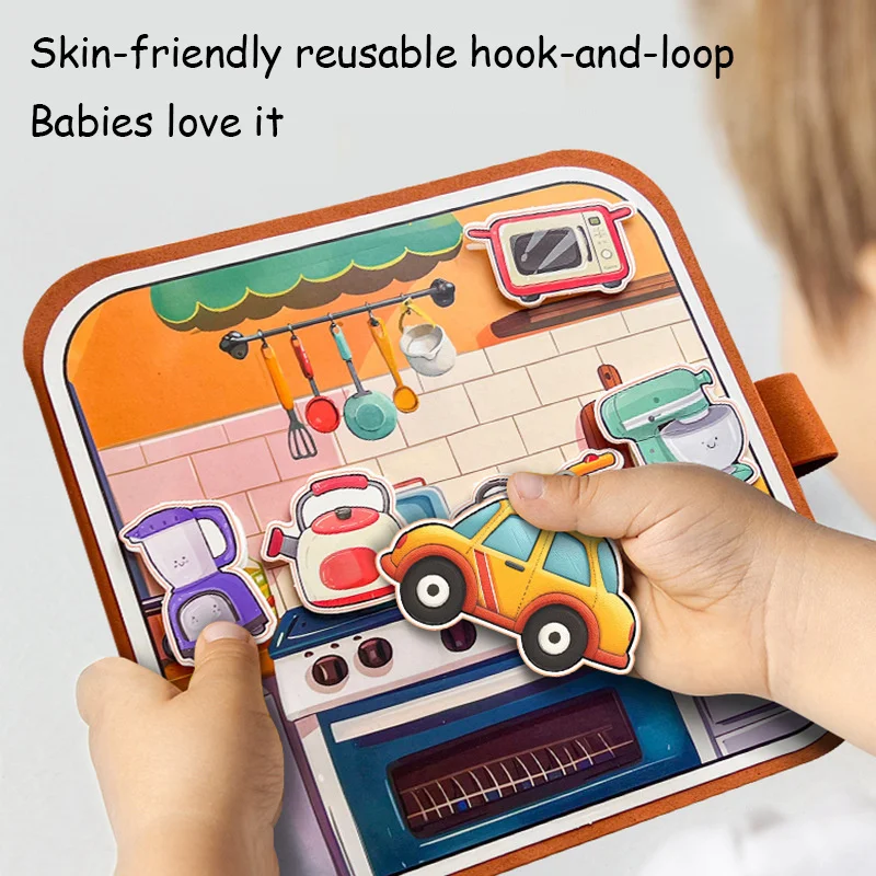Water Drawing Book For Kids - Reusable Mess-Free Painting Toy, Travel Art Set With Non-Toxic Materials