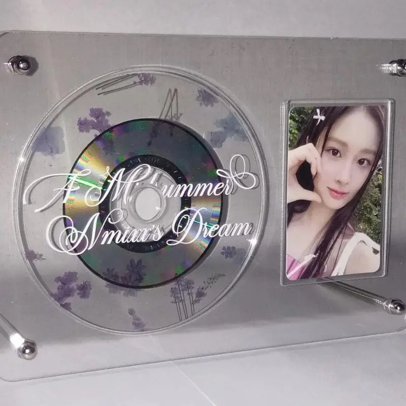 شفافة CD المعبود إطار صور الاكريليك عرض الصور حامل صور واقية ألبوم صورة ملصق حامل CD حقيبة للتخزين