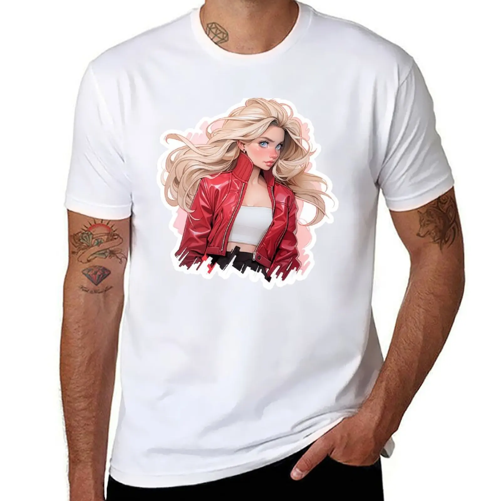 

Once Upon a Time Emma Swan T-Shirt man t shirt designer man t shirt cotton high quality T-Shirt