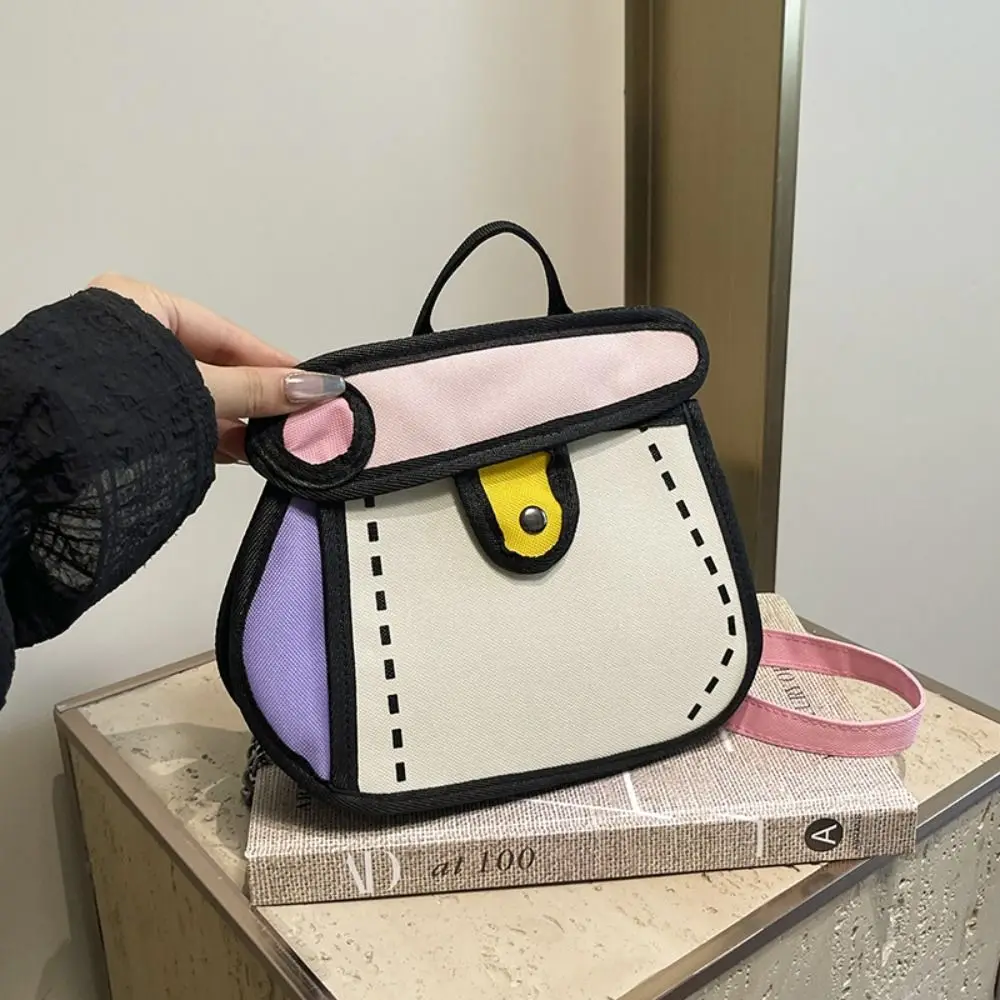 الكرتون الهزلي حقيبة كروسبودي 2D أنيمي قماش سلسلة حقيبة كتف محفظة نسائية للعملات المعدنية كل مباراة خط اللوحة حقيبة ساعي الفتيات