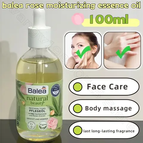 독일 로즈 에센셜 오일 100ml 식물 추출물 케어 민감성 피부 보습 진정 건성 얼굴 전신 케어