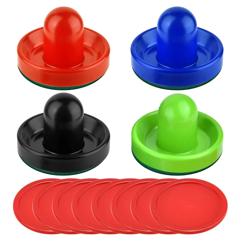 

Air Hockey Pushers And Air Hockey Pucks,Goal Handles Paddles Replacement Accessories For Game Tables