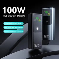 PD100W 20000mAh Large Capacity Power Bank Two-way Fast Charging Portable Powerbank Laptop External Spare Battery for Macbook