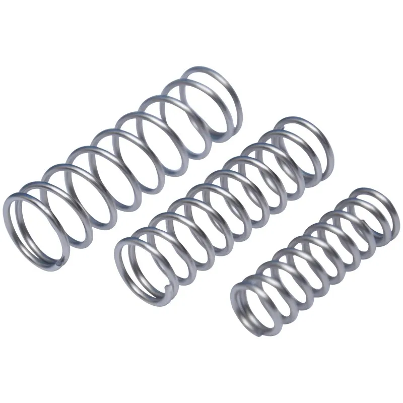 Cylindrical Helical Compression Spring 0.8x5x10mm - 0.9x14x100mm Nickel-Plated High-Strength Small Compression Spring Steel