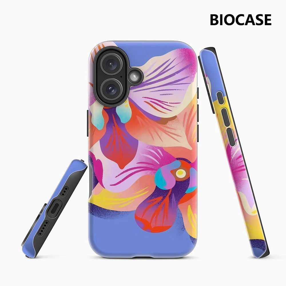 Vibrant Orchid Blooms IPhone 17 Must-Haves Handyhülle für IPhone 17 16 15 14 13 12 11 Pro Max Plus Doppelschichtige Rückseite