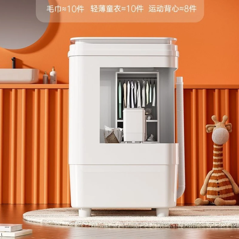Compact Mini Washing Machine All in One Wash Spin for Baby Toddler Adult Clothes Ideal for Home Dormitory Semi Automatic Single