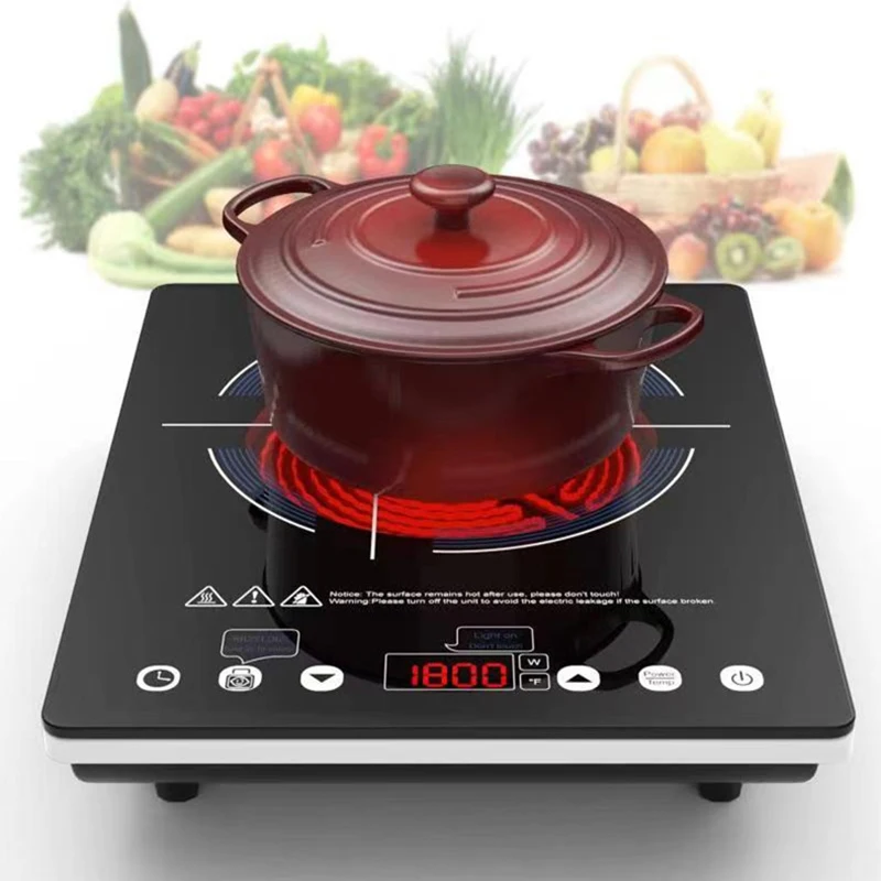 

Induction Cooker Electromagnetic High-fire Furnace Single Cooktop Electric Adjustable Temperature Hob Power Magnetic Hot Plate