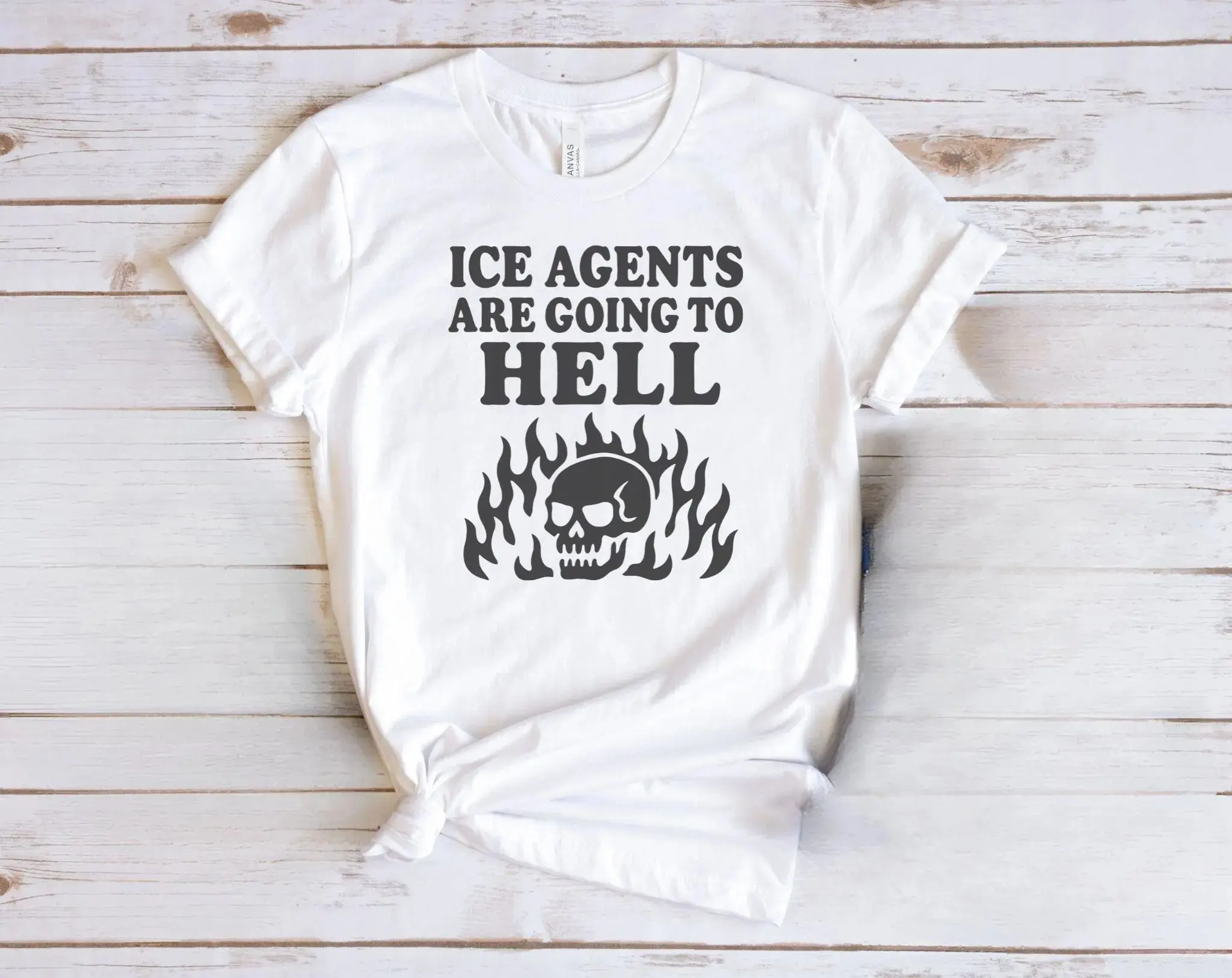 تي شيرت فضفاض ومريح بتصميم جمجمة قطنية بطباعة قوطية بأكمام قصيرة للرجال والنساء #4