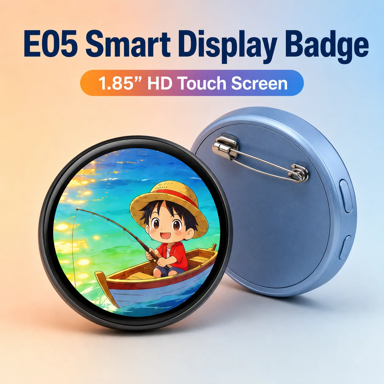 Magnetic Clasp Cosplay - 2026 New Smart Digital Badge Pin