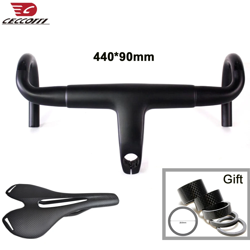 Factory Price Integrated Handlebar For Road Bike Full Carbon Fiber Material