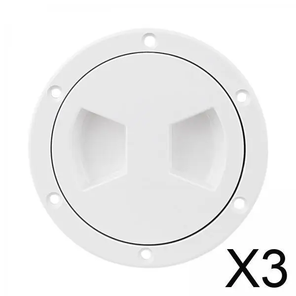 

Marine Deck Cover ABS Inspection Hatch Leakproof Boat Access Hatch Plate for Yacht RV Waterproof Replacements