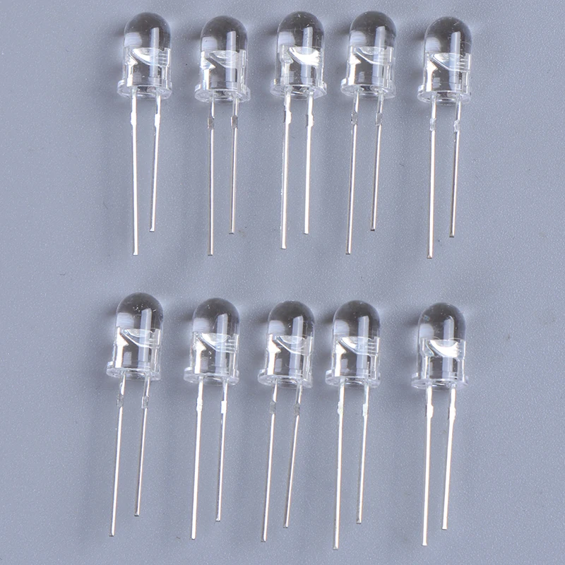 

100pcs 5mm LED Assorted Kit White Green Red Blue Yellow Light Emitting Diode