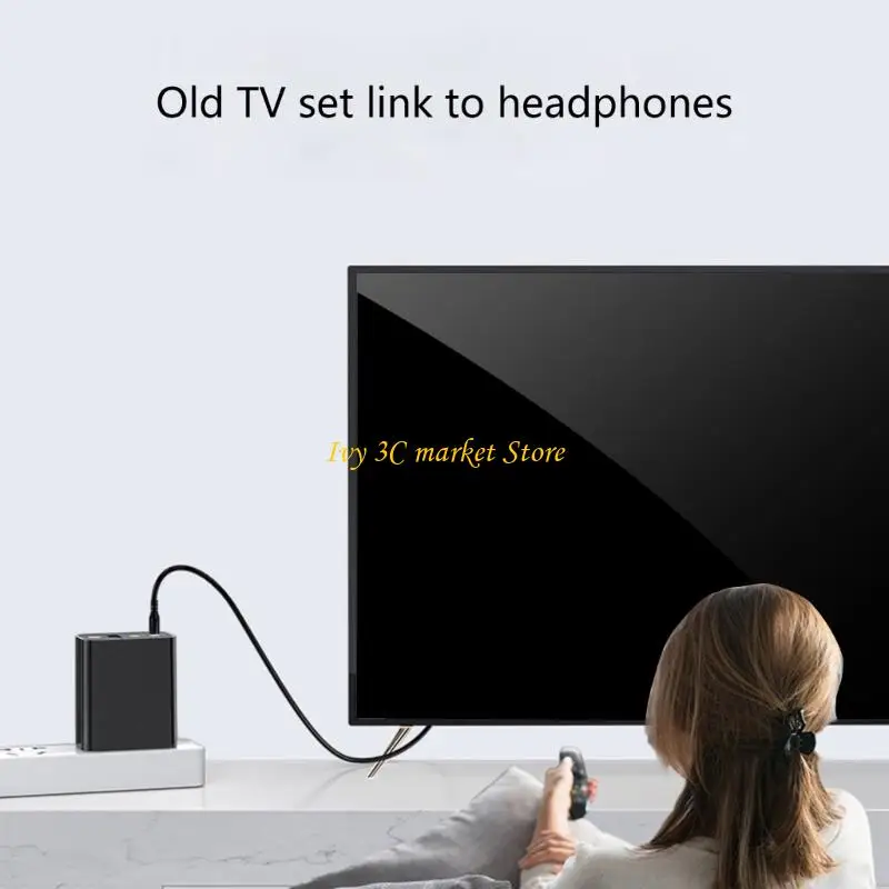 D7YC Wireless Bluetooth-compatible Adapters USB Auxes Connectivitys Auto Reconnects For Smartphones Tablets PC