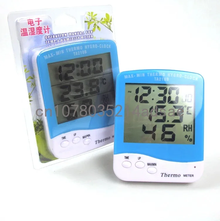 Indoor Thermohygrometer High Precision Greenhouse Industrial Temperature and Humidity Meter TA218B