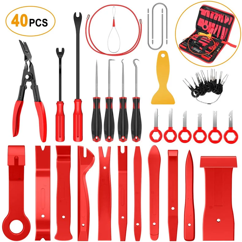 Hand Tool Set Pry Disassembly Tool Interior Door Clip Panel Trim Dashboard Removal Tool Kit Auto Car Opening Repair Tool Set