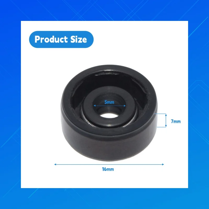 

DMHUI High-quality HNBR pressure-resistant oil seal SC style,Size 5x16x7mm used for sealing replacement parts of hydraulic pumps