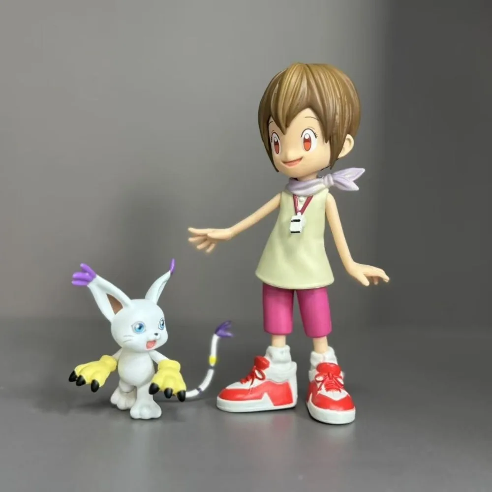 5-12cm Anime Digimon Adventure Figure Yagami Hikari And Tailmon Action Figures Pvc Collection Model Toys for Children Gifts