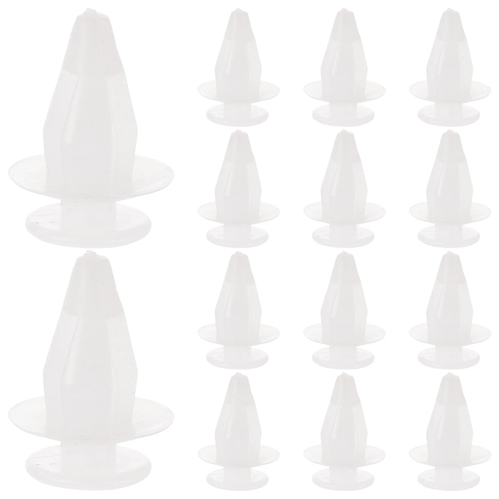 

50pcs Bumper Retainer Clips Car Plastic Rivets Fasteners Push Pin Kit Door Panel Wire Retainers Auto Body Trim Retainers