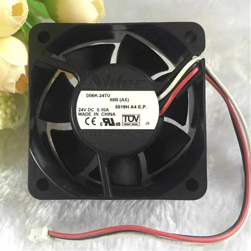 

Новый вентилятор-инвертор Nidec D06K-24TU DC24V 0.10A 3pin # QW