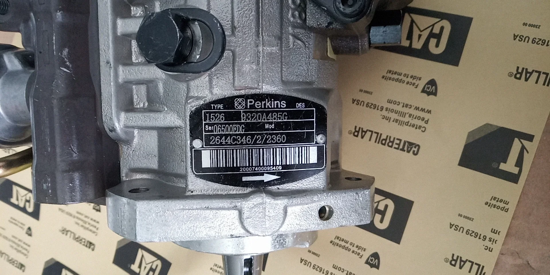 3054 428E 432D DP210/DP310 fuel  pump 9320A485G 2644H041KT 249-9226 2499226 fuel pipe 2646F001 for Perkins 1104C-44TA