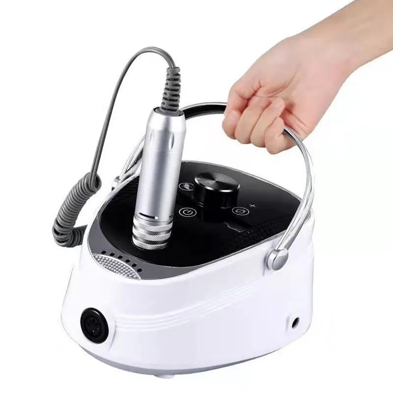 Perceuse à Ongles Rechargeable, Polisseuse de Gel, Portable, pour Manucure, Fraiseuse, 35000 RPM