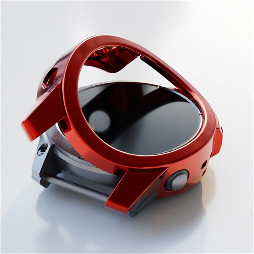 Luxury Full Protection Dust-proof Protective Skin TPU Plating Case Watch Frame Guard Shell For Garmin Fenix 7