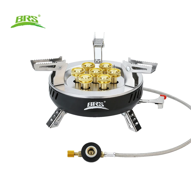 

BRS-207BRS-203 Outdoor Camping Portable Seven-star Stove Three-star Stove Portable Folding Gas Stove Fierce Fire Stove Travel
