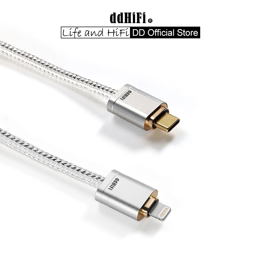 DD ddHiFi All-New MFi09S Light-ning to TypeC OTG Data Cable with Double Shielded Structure and Obvious Sound Quality Improvement