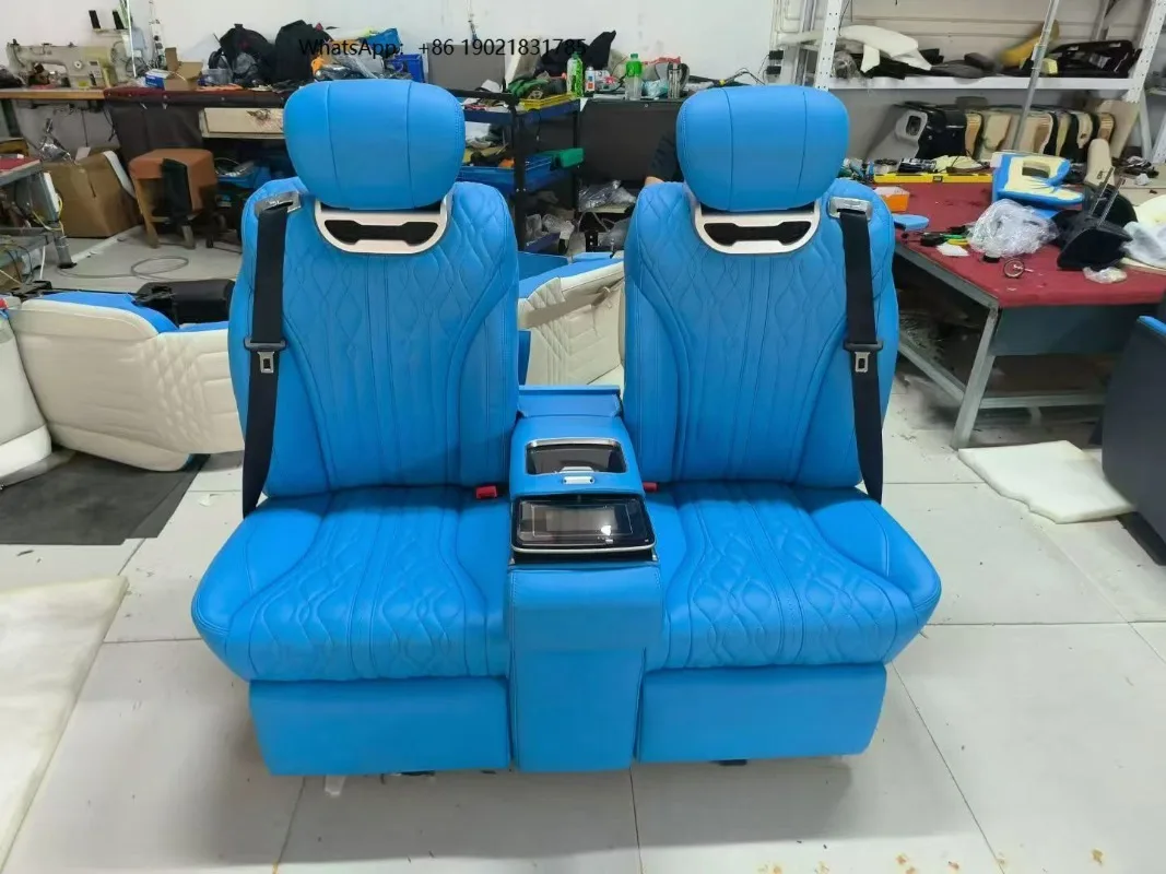 Factory Hot-selling Rear Sofa Seat for Car Equipped with Touchscreen and Button Dual Controls.