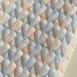 Pink Blue Love Cotton Fabric Handmade Diy Clothing Children's Pet Cotton-Padded Bag Fabric