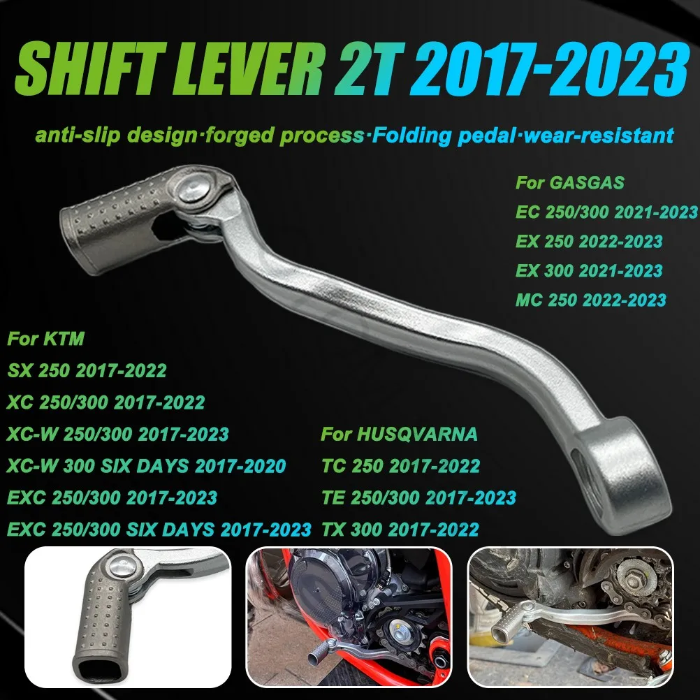 Image of OTOM 2017-2023 Motorrad Schalthebel Shifter Geschmiedet Pedal Für KTM SX XC XCW EXC HUSQVARNA TC TE TX GASGAS EC EX 250 300