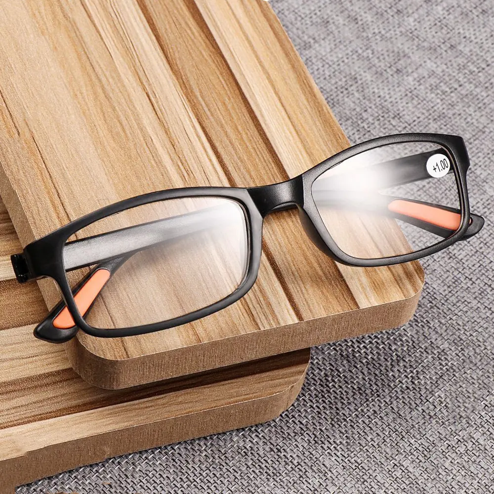 Fashion Ultra-light Reading Glasses Unisex Flexible Frame Presbyopic Eyeglasses Elders Vision Care Readers Eyewear +1.00~+4.0