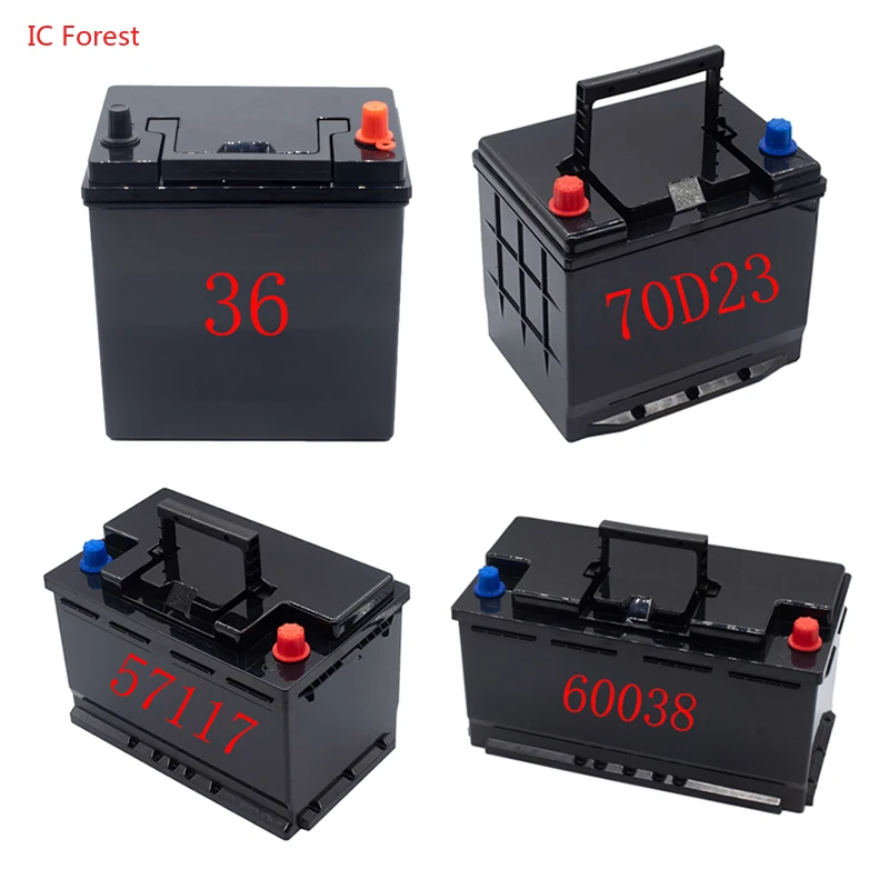 12V 24V Car Starter Battery Storage Boxes Waterproof Plastic Case 3S Li-ion 4S Lifepo4 Battery Case Copper Poles High Current