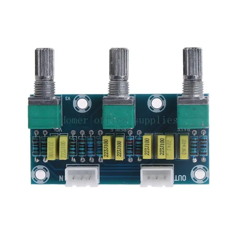 K43B HIFI Amplifier السلبي لوحة لهجة Treble Bass Volume Control Boyp Phreamp 2.1ch