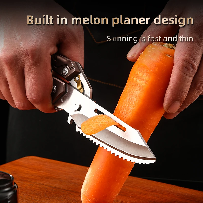 Home Kitchen Chicken Bone Scissors Stainless Steel Multi-Use Sharp Cutting Chicken Bone Multi-Functional Rebound Scissors Sub