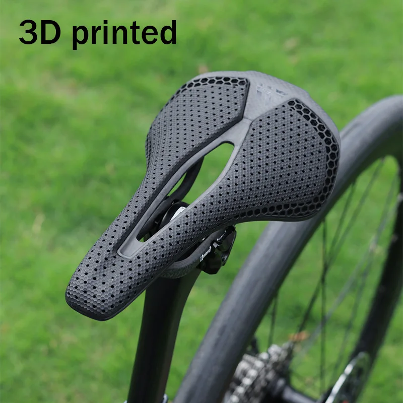 Bicycle 3d printed saddle T800 3K MTB Road Bike Carbon seat saddle Shock Absorbing Cycling seat cushion Bicycle accessories