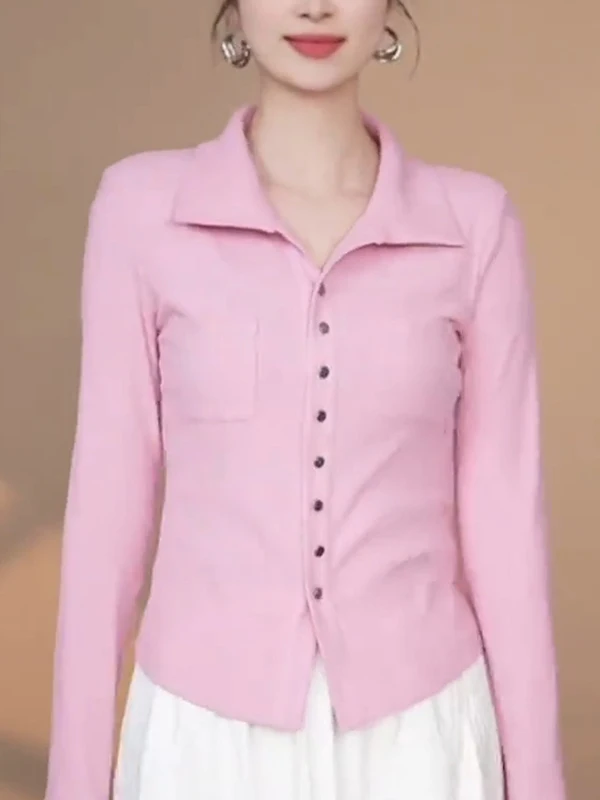 

Gtuq2025 Autumn Winter Slimming Unique Beautiful Long Sve Women's High-End Sensation Open Cardigan Trendy European S...