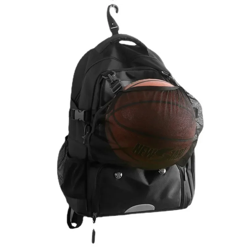 Basketball Print Sports Bag Backpack For Men Logo Independent Ball Holder Perfect Basketball Football Volleyball Outdoor Use